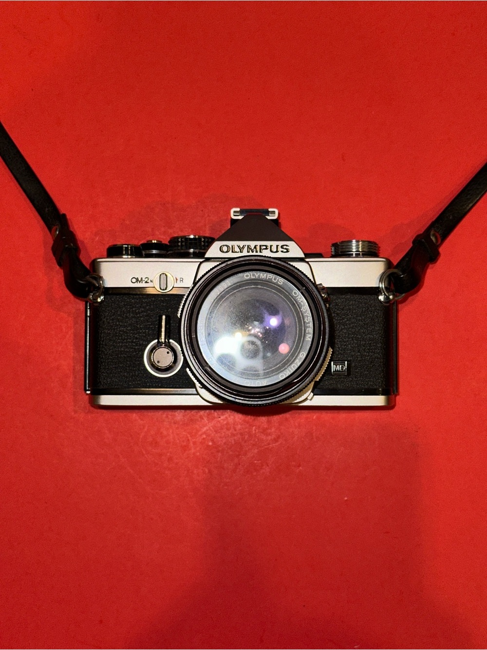 OLYMPUS OM-2 + OM-SYSTEM ZUIKO 1:3.5 F=28MM Film Camera TESTED & FUNCTIONAL